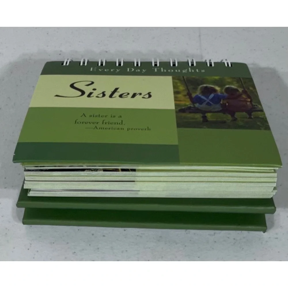 New Seasons Sisters Every Day Thoughts Perpetual Desk Flip Calendar Daily Quotes